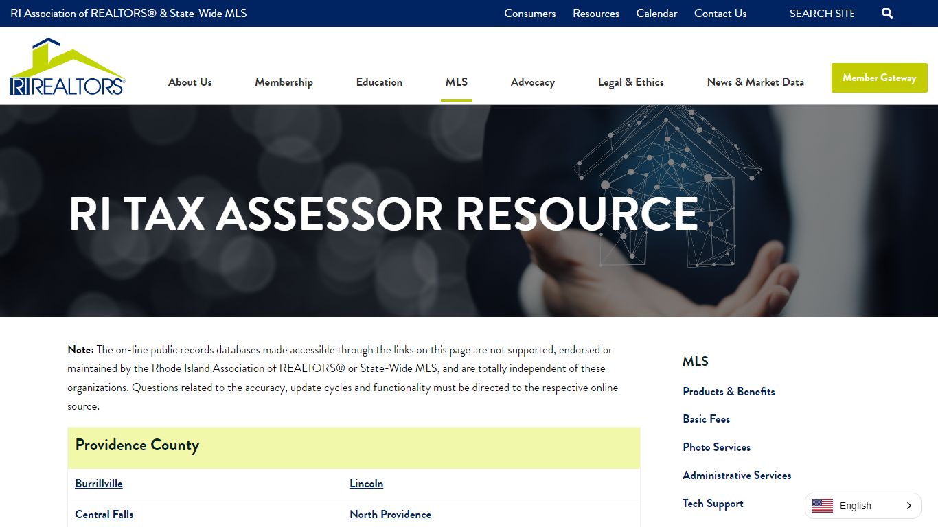 RI Tax Assessor Resource - Rhode Island Association of REALTORS®